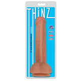 Thinz 8 Inch Slim Dildo with Balls - Light